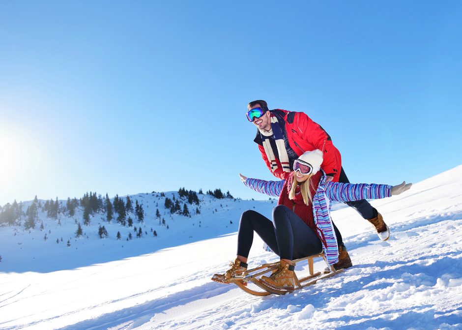 Taking The Quick Way Down The Bavarian Mountains: Tobogganing